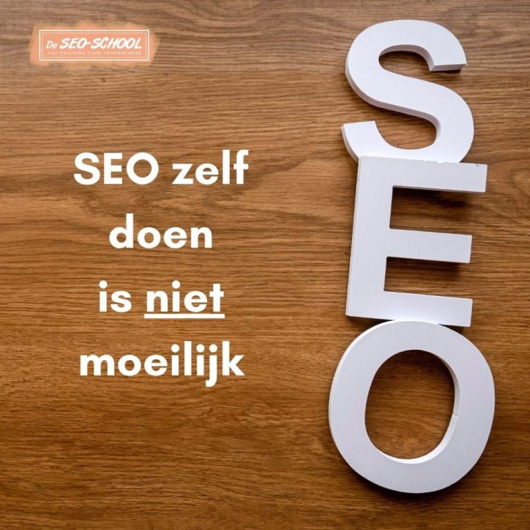 SEO zelf doen