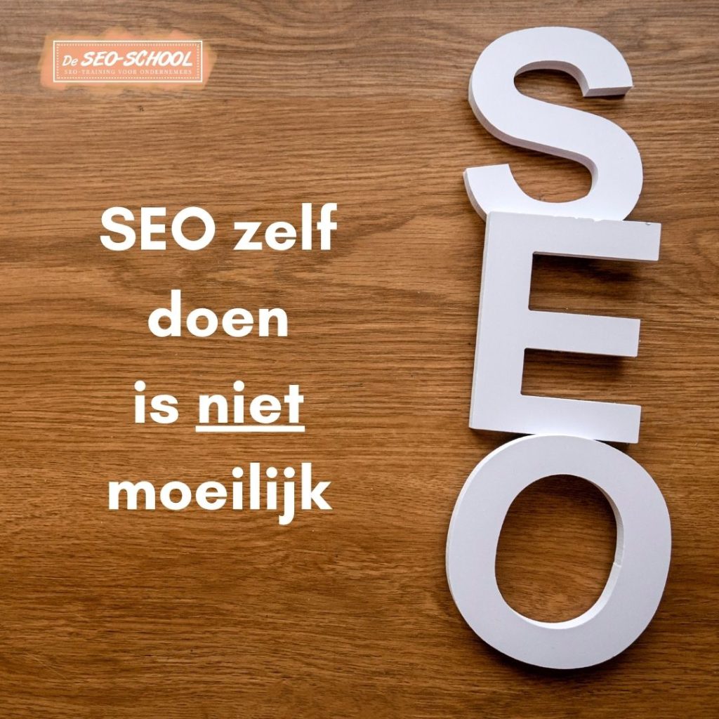 SEO zelf doen