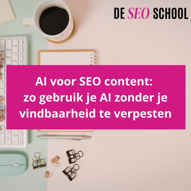 AI voor SEO content klinkt als de ideale combinatie. Je typt een prompt in, krijgt binnen een paar seconden een blog en publiceert die op je website. Sneller werken, meer content, meer zichtbaarheid. Tenminste, dat is het idee. In de praktijk zie ik iets anders gebeuren. Ondernemers gebruiken AI om sneller te schrijven, maar vergeten dat SEO niet draait om alleen maar volume. Het draait om richting, samenhang en zoekintentie. Zonder die basis kan AI je contentproductie versnellen, maar niet je vindbaarheid.