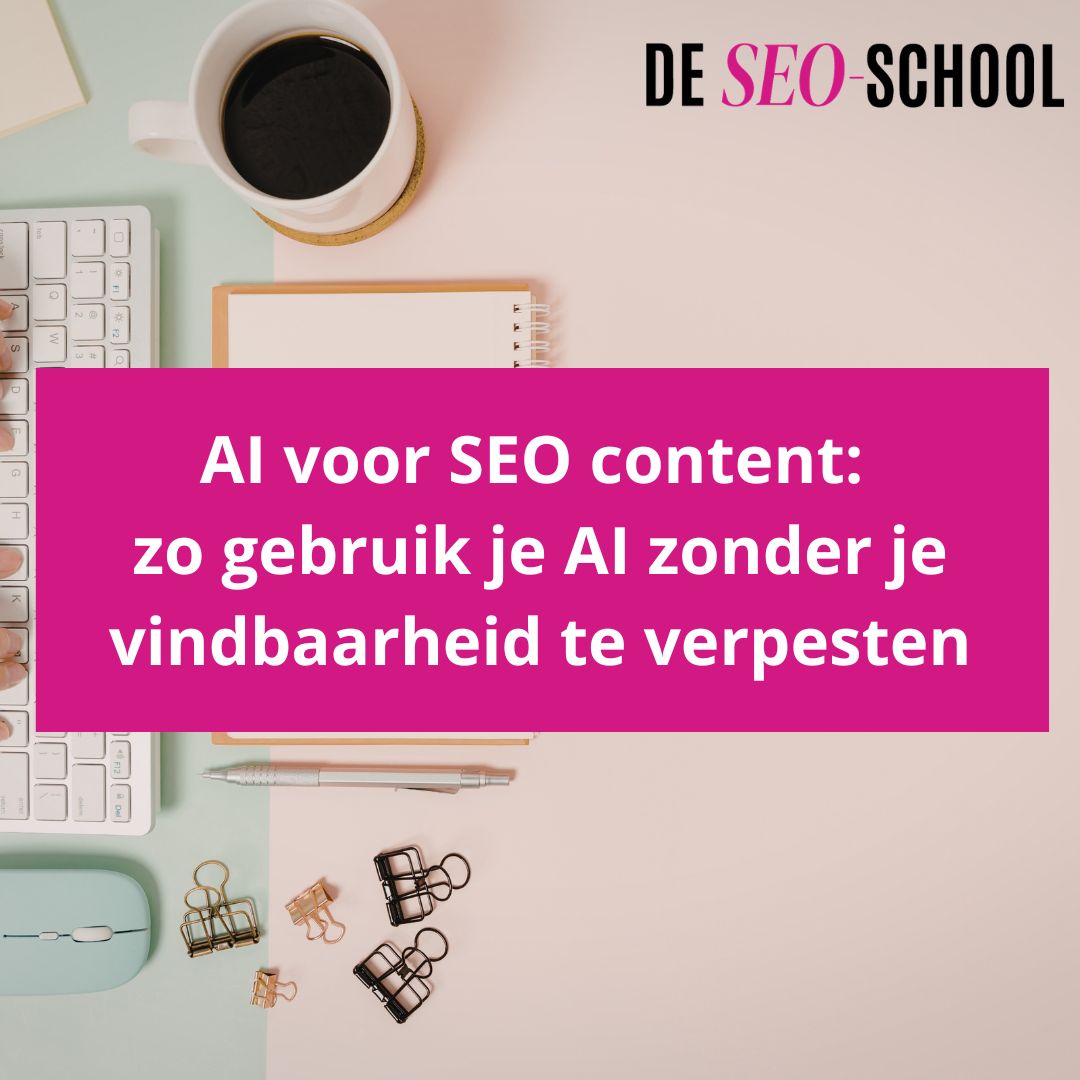 AI voor SEO content klinkt als de ideale combinatie. Je typt een prompt in, krijgt binnen een paar seconden een blog en publiceert die op je website. Sneller werken, meer content, meer zichtbaarheid. Tenminste, dat is het idee. In de praktijk zie ik iets anders gebeuren. Ondernemers gebruiken AI om sneller te schrijven, maar vergeten dat SEO niet draait om alleen maar volume. Het draait om richting, samenhang en zoekintentie. Zonder die basis kan AI je contentproductie versnellen, maar niet je vindbaarheid.