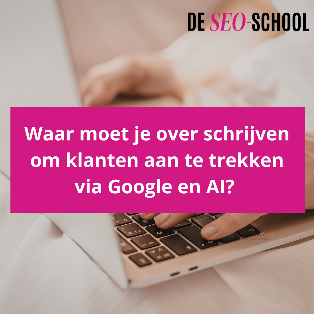 Succesvolle SEO-content begint niet bij zoekwoorden of bij wat jij wilt vertellen, maar bij zoekintentie. Pas wanneer je helder hebt welke vraag, behoefte of twijfel iemand heeft op het moment van zoeken, kun je content maken die wordt gekozen door Google en AI-tools. Door bewust te kiezen welke rol je content vervult. begrijpen, verdiepen of beslissen, bouw je aan zichtbaarheid die ook daadwerkelijk klanten aantrekt.