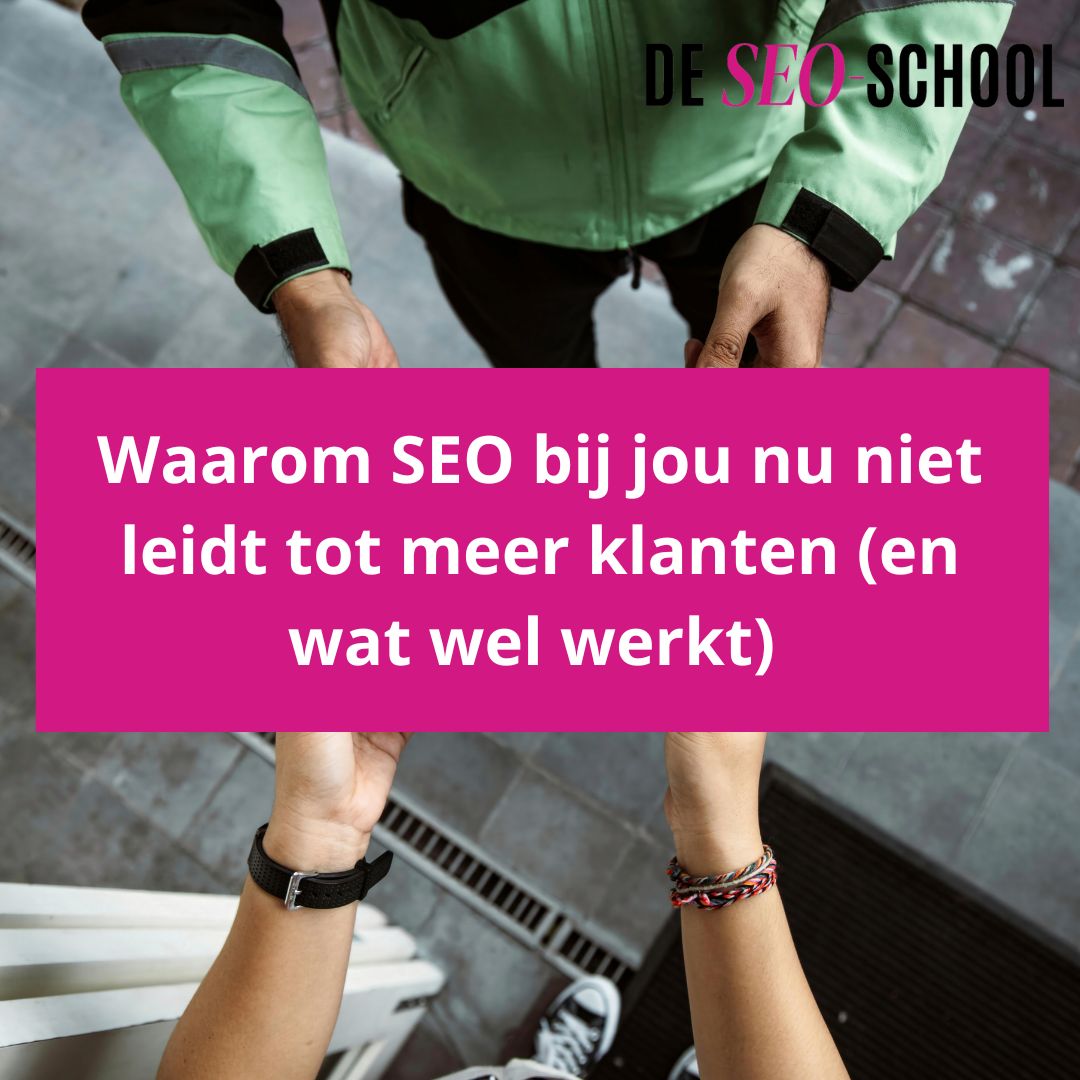 SEO leidt vaak niet tot meer klanten omdat het wordt ingezet als losse optimalisaties in plaats van als samenhangende strategie. Veel websites zijn zichtbaar, maar niet structureel vindbaar voor nieuwe klanten, zoekmachines en AI-tools. Wanneer SEO geen duidelijke context, richting en structuur heeft, blijft het voelen als hard werken zonder blijvend resultaat. SEO werkt wél wanneer het bewust wordt ingericht als een vast onderdeel van je bedrijf, waarbij content elkaar versterkt en zoekmachines begrijpen waar je voor staat en voor wie je relevant bent.