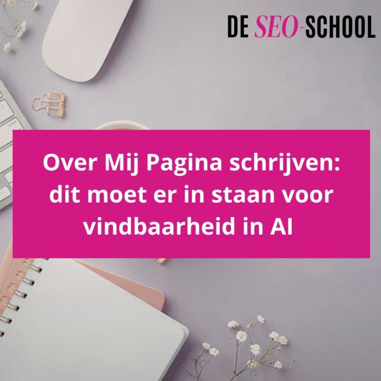 Een goede Over Mij pagina op je website laat zien wie je bent, voor wie je werkt en wat je aanpak is. Maar in 2026 moet die pagina meer doen dan dat: hij moet ook AI-tools zoals ChatGPT en Google overtuigen dat jij de expert bent op jouw onderwerp. Dat vraagt om specifieke onderdelen: een heldere positionering, concrete expertise, herkenbare klantomschrijving en een duidelijke aanpak. Zonder die elementen sla je als bron over, ook al ben je inhoudelijk sterker dan je concurrent.