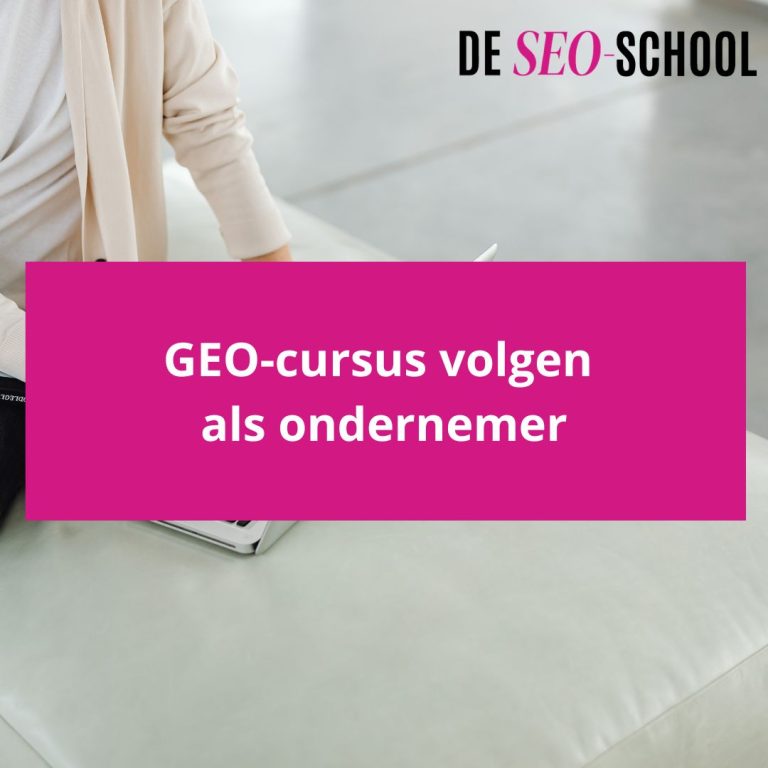 GEO staat voor Generative Engine Optimization: de aanpak waarmee je ervoor zorgt dat AI-tools zoals ChatGPT, Perplexity en Google AI Modus jouw website gebruiken als bron in hun antwoorden. Waar je bij SEO optimaliseert voor een plek in de zoekresultaten van Google, optimaliseer je bij GEO voor een vermelding in een AI-gegenereerd antwoord. De criteria zijn anders, en als ondernemer moet je daar nu al mee aan de slag. Een GEO-cursus voor ondernemers leert je hoe je content schrijft die AI-systemen herkennen, citeren en aanbevelen, zonder technische voorkennis en zonder dat je daar een extern bureau voor nodig hebt.