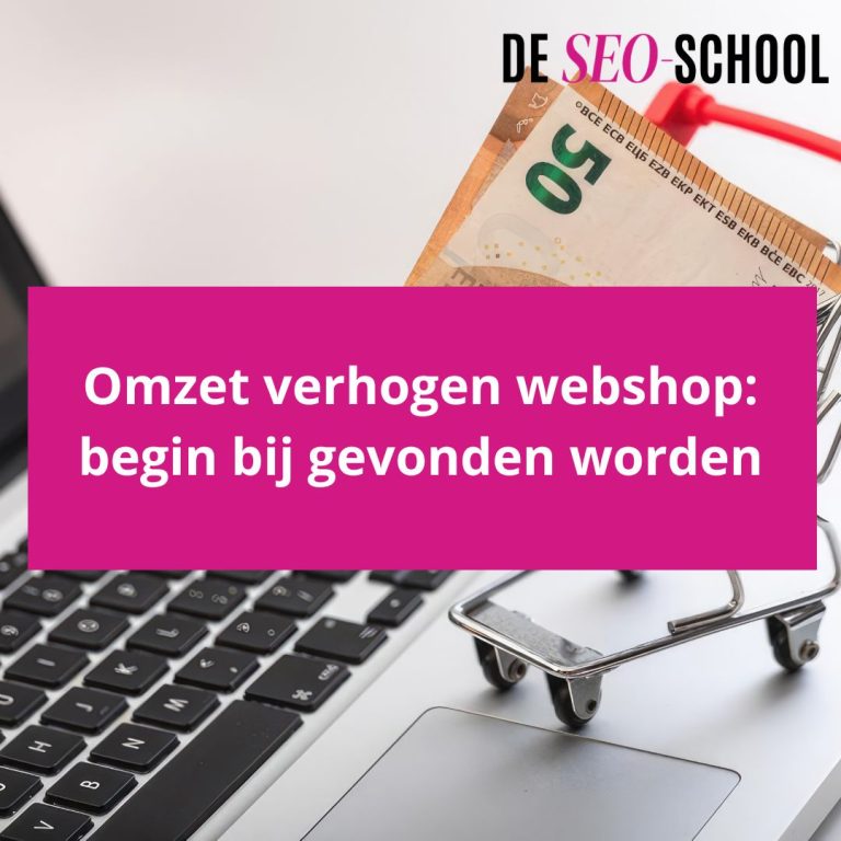 Omzet verhogen in je webshop lukt sneller als je je richt op gevonden worden, niet alleen op conversiehacks. De formule is simpel: geen bezoekers = geen omzet. In 2026 betekent gevonden worden ook: zichtbaar zijn in AI-tools zoals ChatGPT en Gemini, niet alleen in Google. Webshops die dat begrijpen, trekken structureel gratis verkeer aan. Meest gemaakte fout: alle aandacht gaat naar advertenties of Instagram, terwijl de webshop zelf niet vindbaar is. SEO en AI-vindbaarheid zijn de fundering; de rest is optioneel.