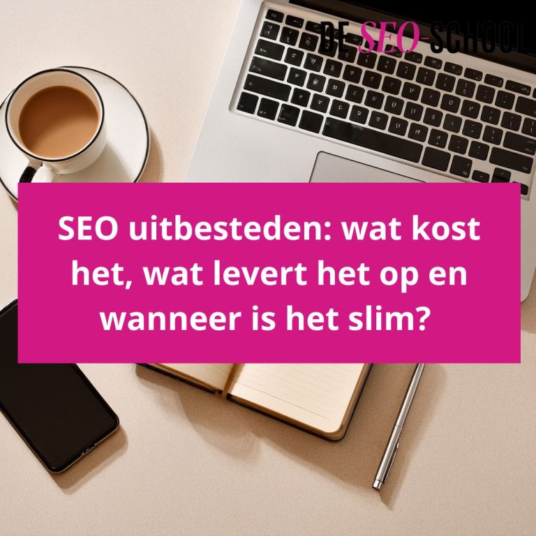 SEO uitbesteden betekent dat een specialist jouw website vindbaar maakt in Google en AI-tools, zodat jij daar niet mee bezig hoeft te zijn. Kosten lopen uiteen van € 500,- per maand bij een freelancer tot € 5.000,-+ bij een groot bureau. Het verschil zit in wie het doet, hoe strategisch de aanpak is en of ze ook echt uitleggen wat er gebeurt. Het SEO Impact Programma van De SEO-School is voor ondernemers die SEO volledig uit handen willen geven, zonder zelf de controle te verliezen.